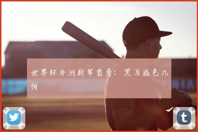 世界杯非洲新军首秀：黑马成色几何